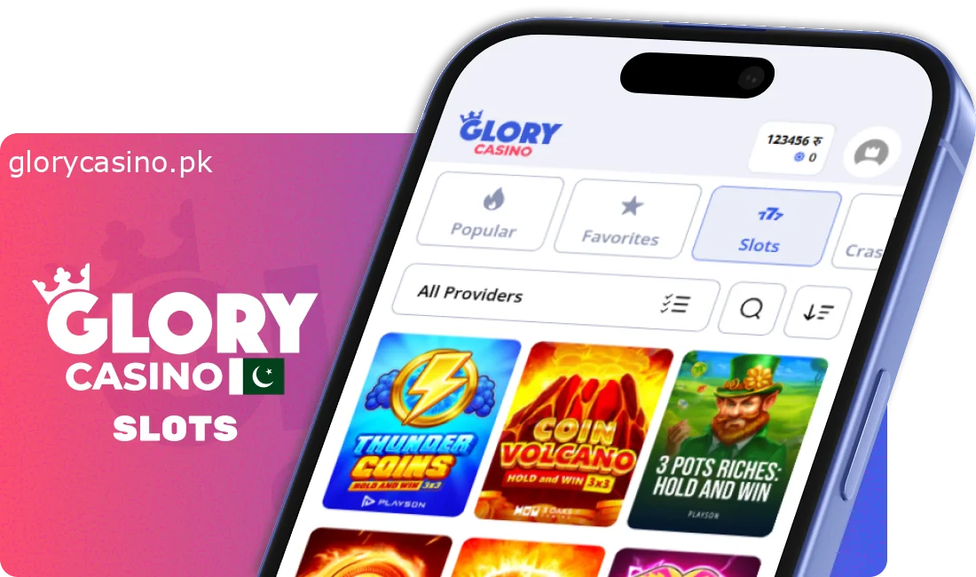 Slots in Glory Casino Pakistan