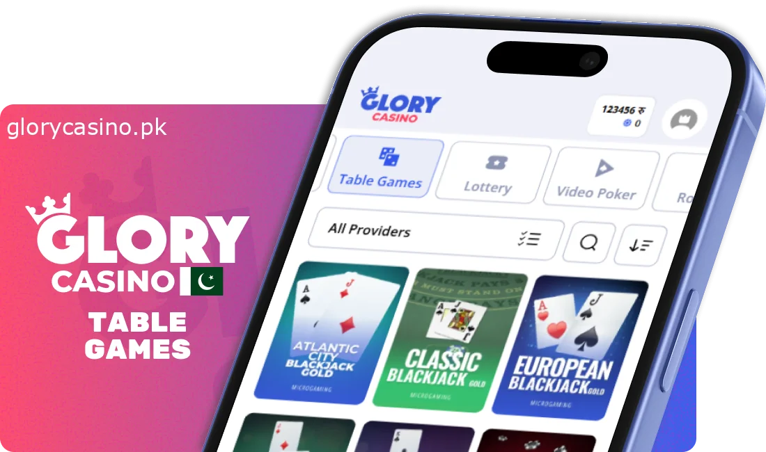 Glory Casino PK Table Games
